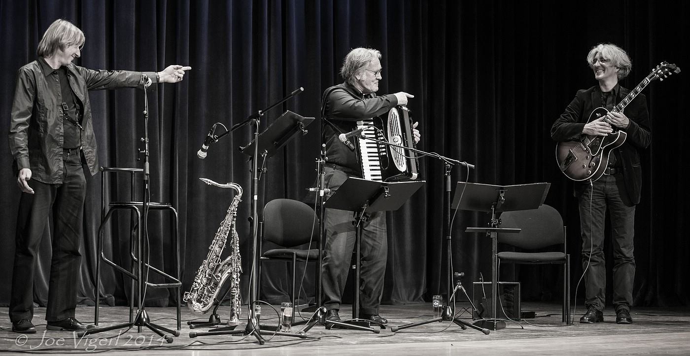 Sigi Finkel, Karl Hodina & Vlado Blum bei Swinging Days2 - Jazz Festival Wiener Neustadt